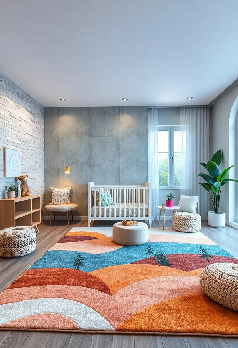 Dreamy Scenes: A Storybook Landscape Rug for Adventurous Tales