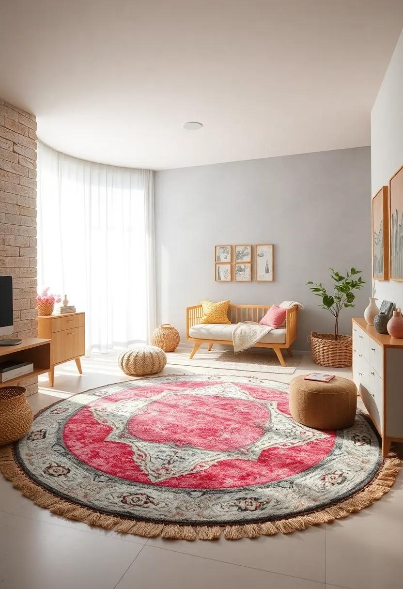 Playful ⁢Patterns: A ​Colorful Dot Rug that ‍Sparks Joy