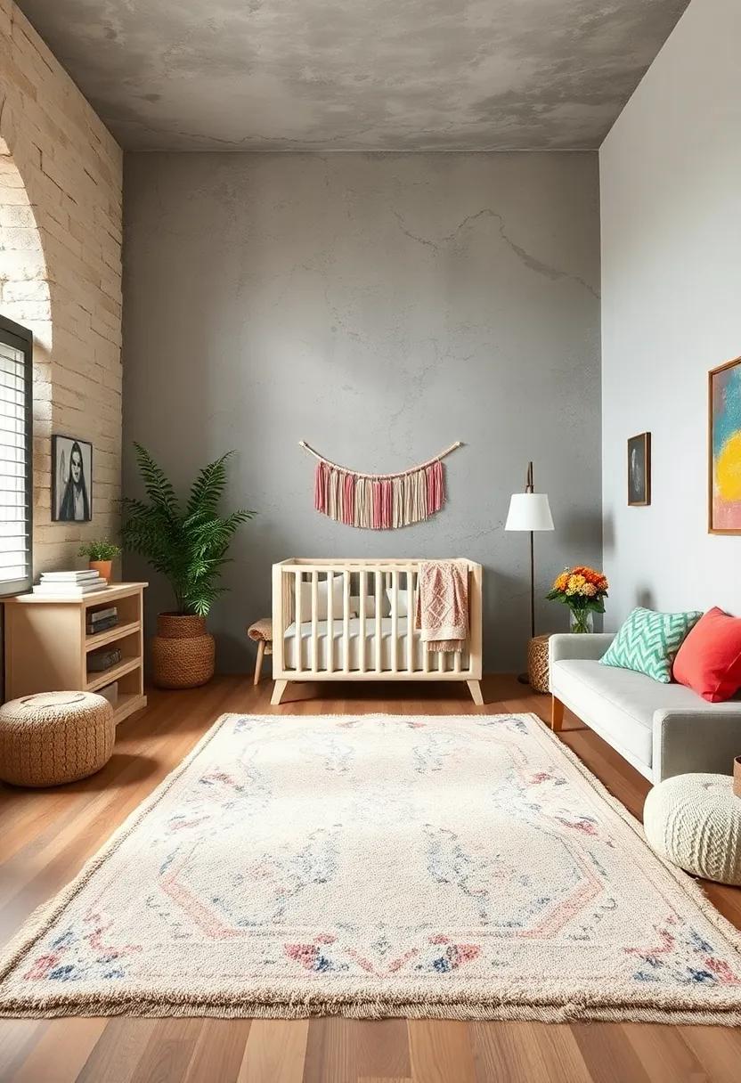 Layered⁢ Luxury: A Thin Cotton Rug Combined with ⁤a Soft ​Base