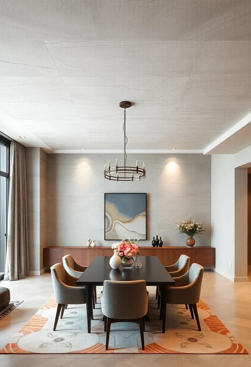 Floating Ceiling Elements: Experiment with​ floating ceiling designs,‍ featuring suspended panels that⁣ create an illusion of height‌ and sophistication
