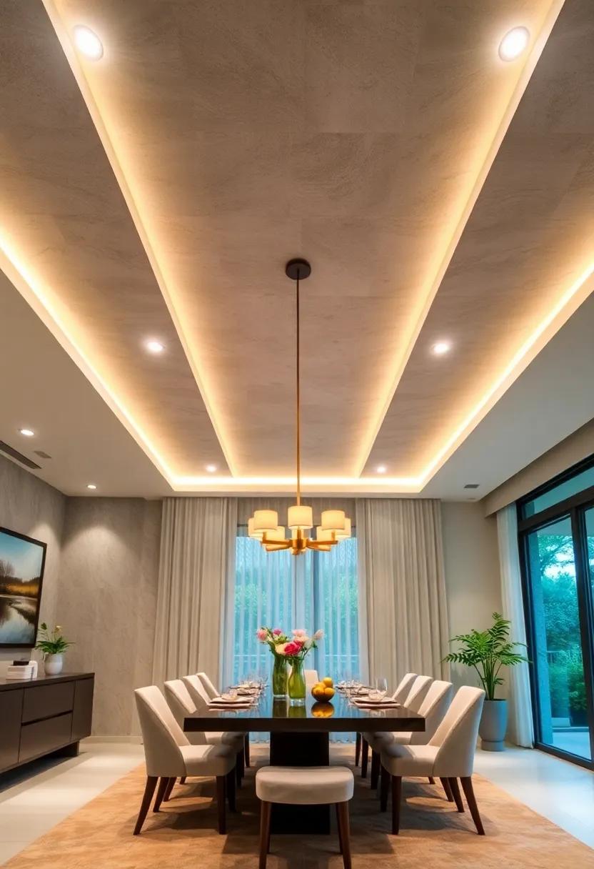 Multi-Functional Lighting: Install ‍recessed lighting‍ along the ceiling‍ for a modern touch,ensuring your​ dining ⁤room is well-lit for ‌both⁣ casual and⁣ formal occasions