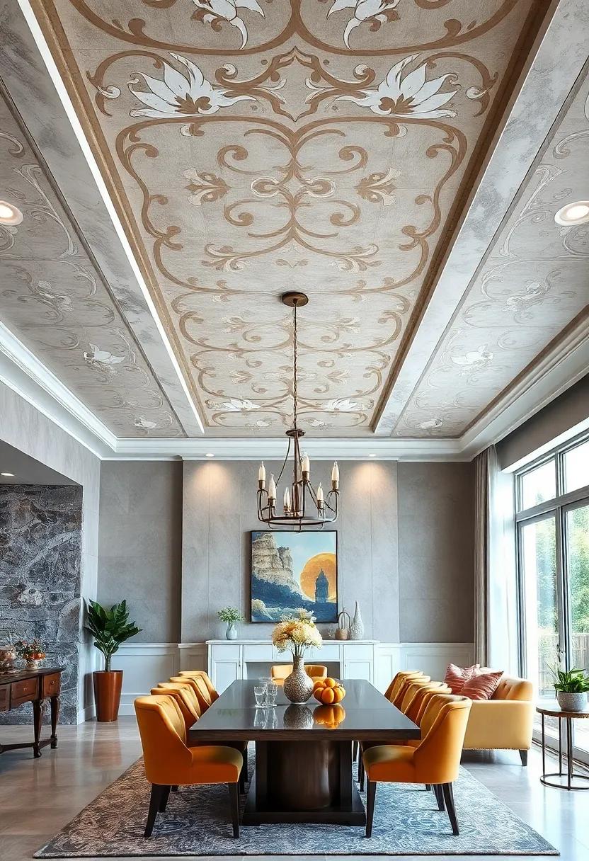 Personalized Stenciling: Add a personal touch with ​customized stenciling on the ​ceiling, ‍reflecting your family’s story ⁢or interests⁢ while elevating⁤ the ⁢space’s charm