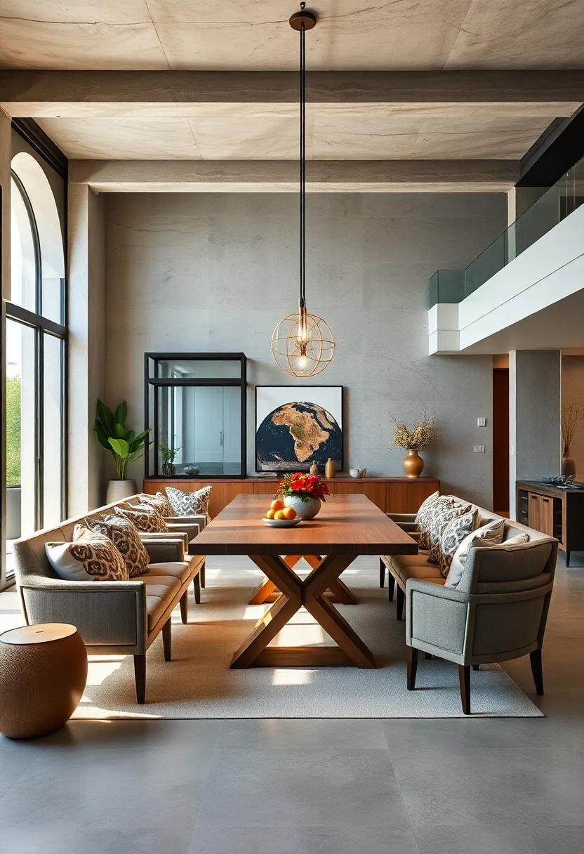 Family style dining:‌ Create a communal dining atmosphere with a⁣ large table surrounded ‍by comfortable seating,perfect‌ for gatherings