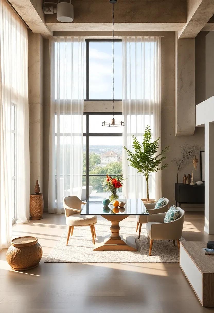 Windowscapes: Maximize ⁢natural light with sheer drapes that give an airy feel while framing ⁤beautiful views from your loft