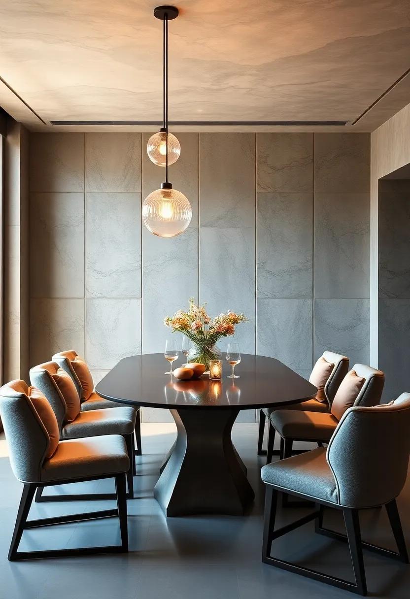 Fun ​Shapes: Experiment with lighting‍ in playful shapes or unexpected designs that can add a sense​ of humor and ​whimsy ⁤to your dining decor