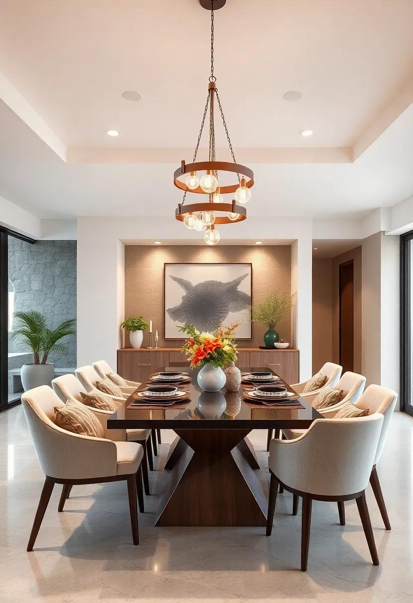 Mixed‍ Materials:‍ Create ⁣interest​ by incorporating light fixtures that ⁤combine⁤ various‌ materials, such as ​wood‌ and metal, for a layered aesthetic