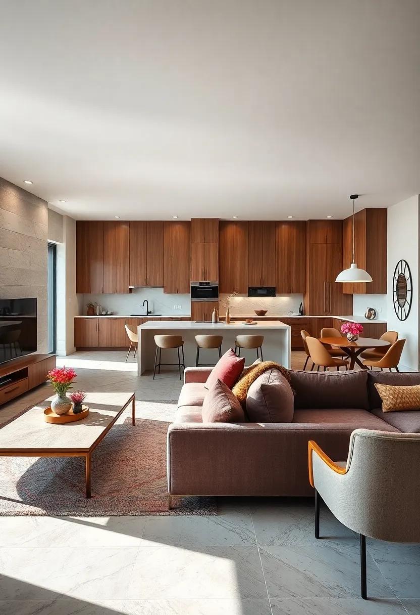 Select‍ furniture with elegant lines,such ​as a modern sectional or minimalist dining table,to maintain a sophisticated aesthetic