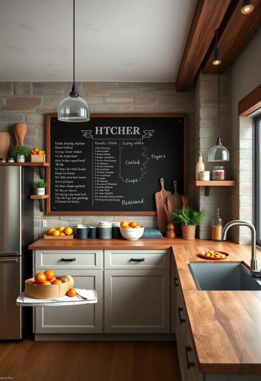 Customized Recipe Board: Designate ‍a chalkboard or corkboard for family recipes, ⁢making ⁤cooking a more personalized experience