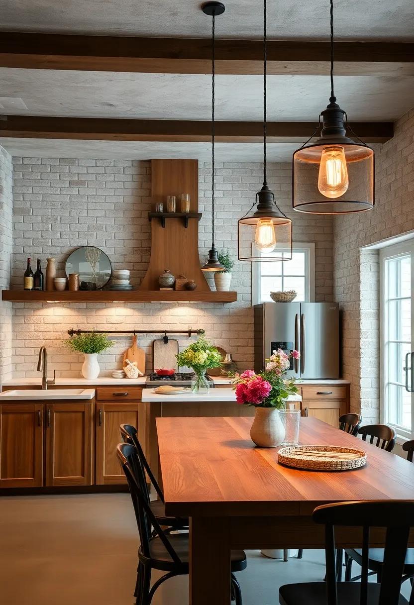 Decorative Lighting Fixtures: Hang pendant lights or chandeliers with a ​distressed finish for ‌an artistic yet​ vintage vibe