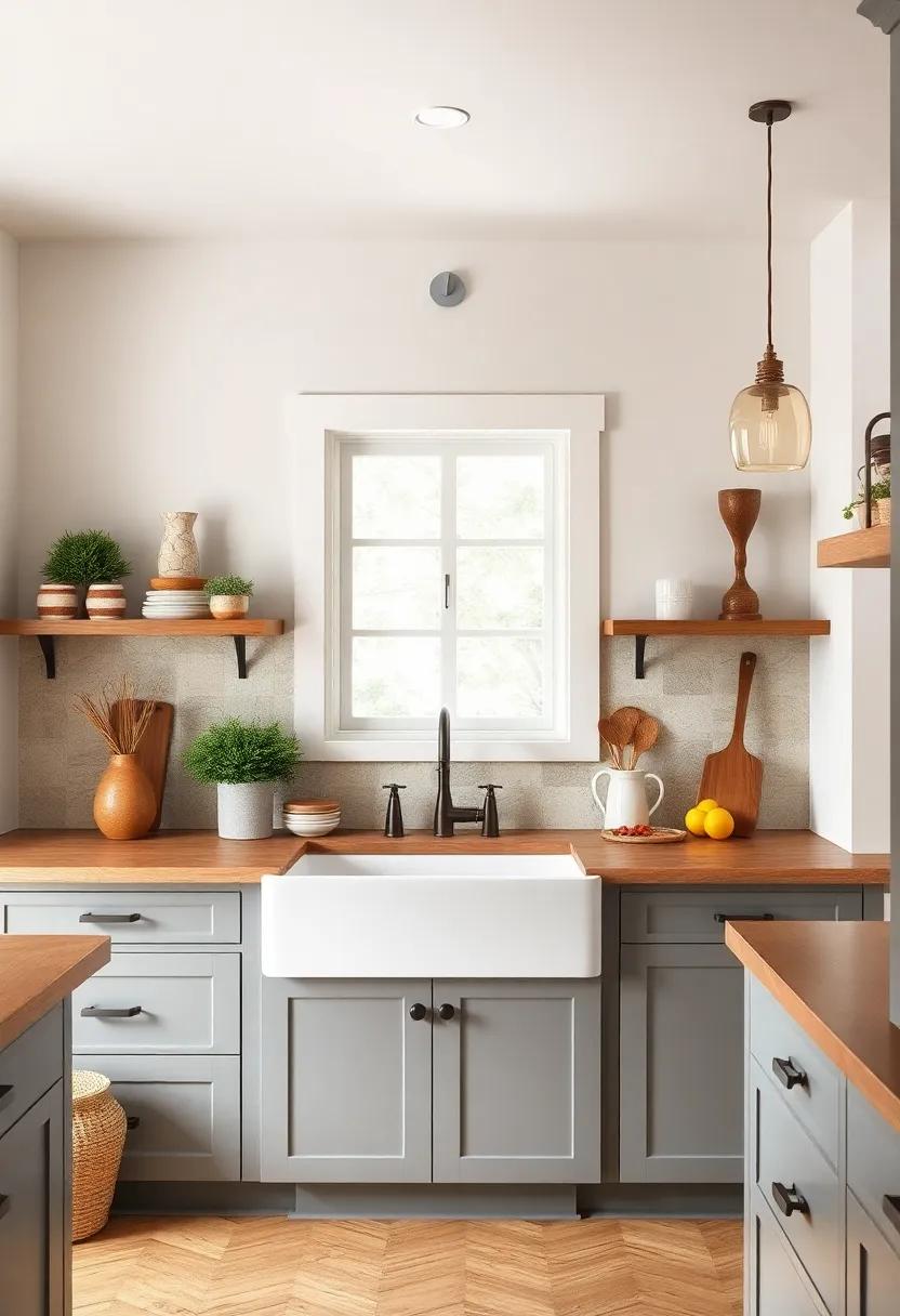 Farmhouse sink: Invest in ‍a‍ classic apron-front sink that adds authentic ​farmhouse character while being practical for daily use