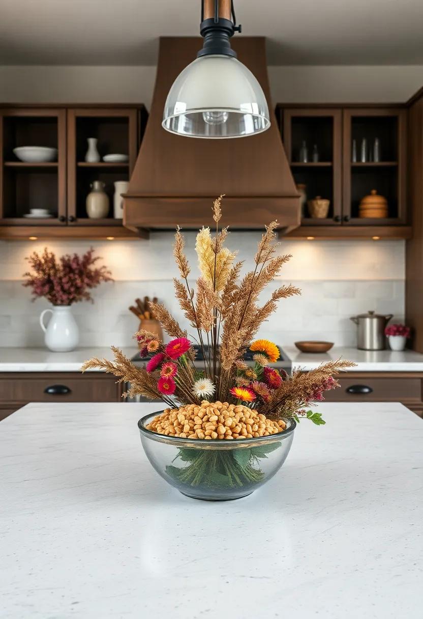 Rustic‌ Potpourri: Place bowls of potpourri or dried flowers around the kitchen for a ⁤delightful aromatic experience