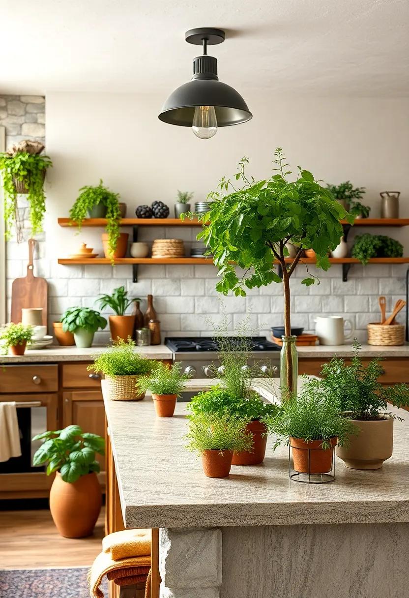 A Well-Stocked Herb Garden: Create a‌ small indoor herb‍ garden in ⁤pots or containers to add greenery and ‌fresh ingredients to your cooking