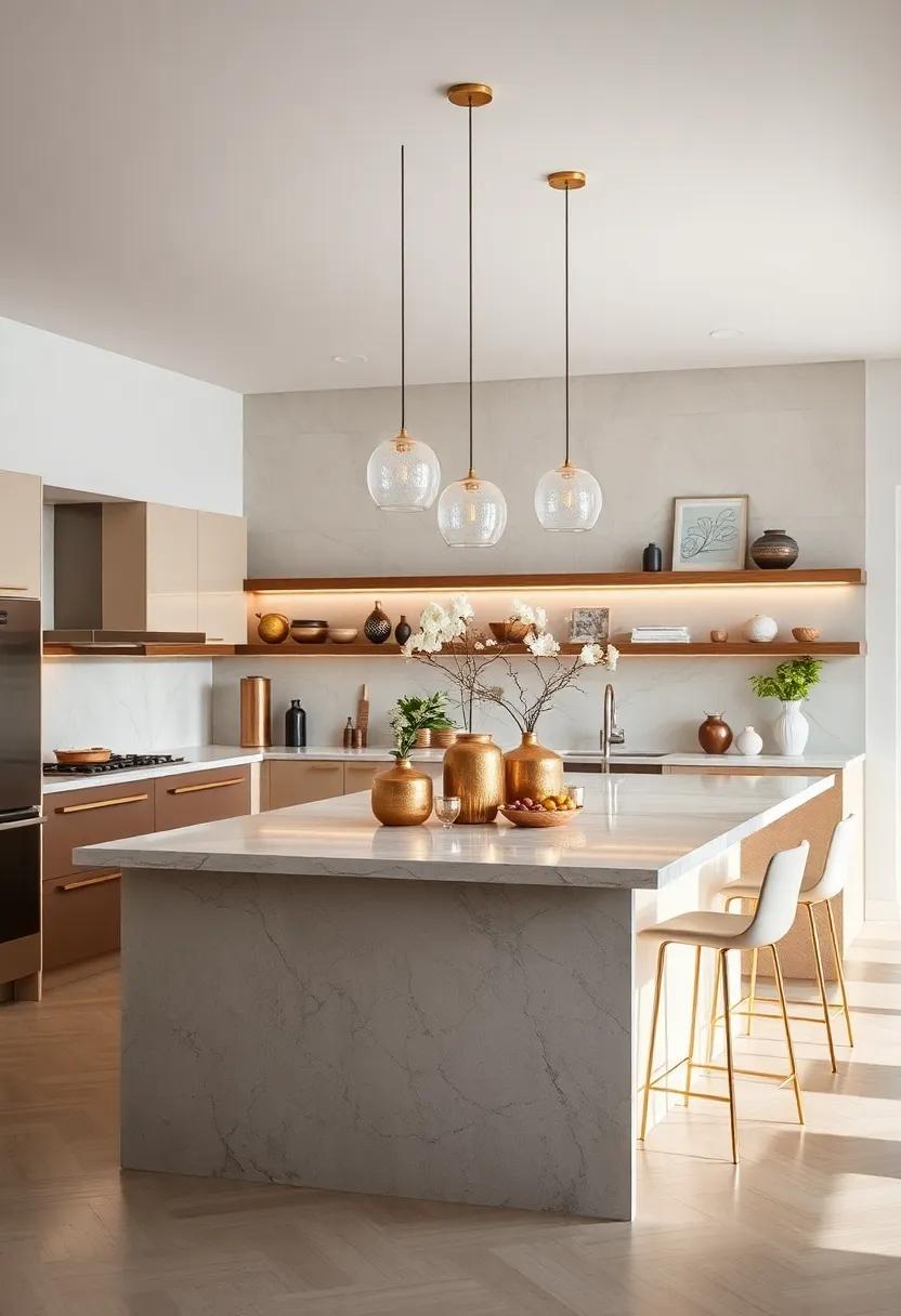 Add ‌a ⁣Touch of Glam with Metallic Accents - Incorporate metallic elements like ‍gold or bronze vases or decor items for a touch‌ of luxury and glamour