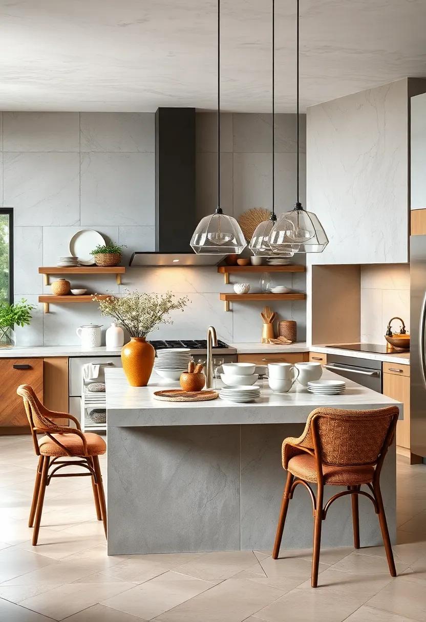 chic Serveware ‌Display -⁣ Arrange beautiful dishes or serveware on display, ⁣making them a part of your decor that’s both functional ⁢and visually appealing