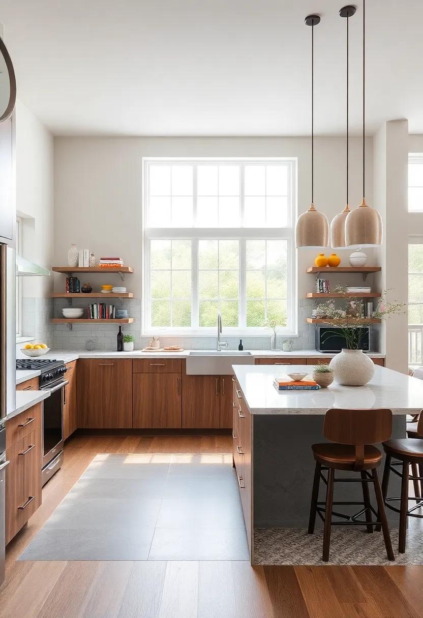 Creative‍ Use of Bookshelves - Repurpose an unused shelf on the⁤ island for⁢ books and decorative⁣ items,⁤ seamlessly blending‌ function with⁤ style