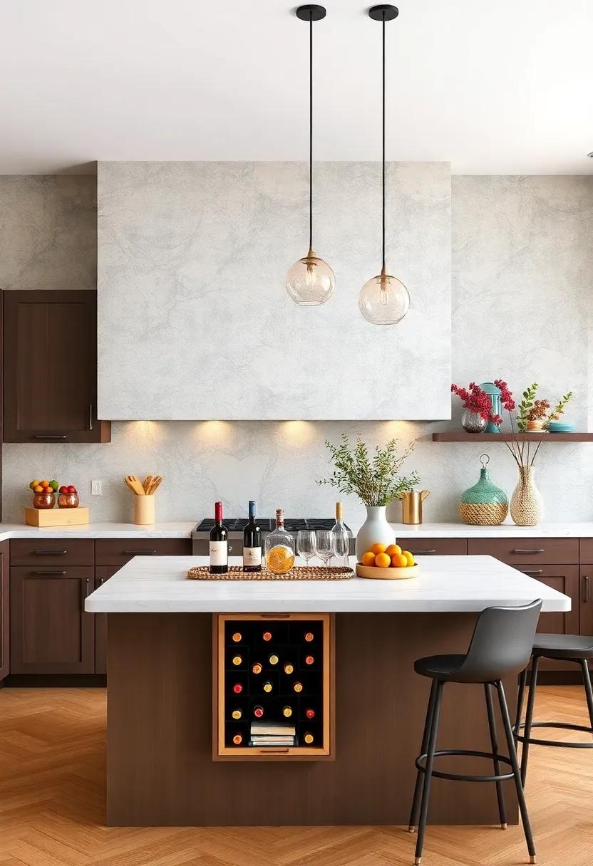 Incorporate​ a Small Wine ‍Rack - A chic wine rack can be both ‍decorative​ and functional, perfect for ‌storing your ‍favorite bottles within easy reach