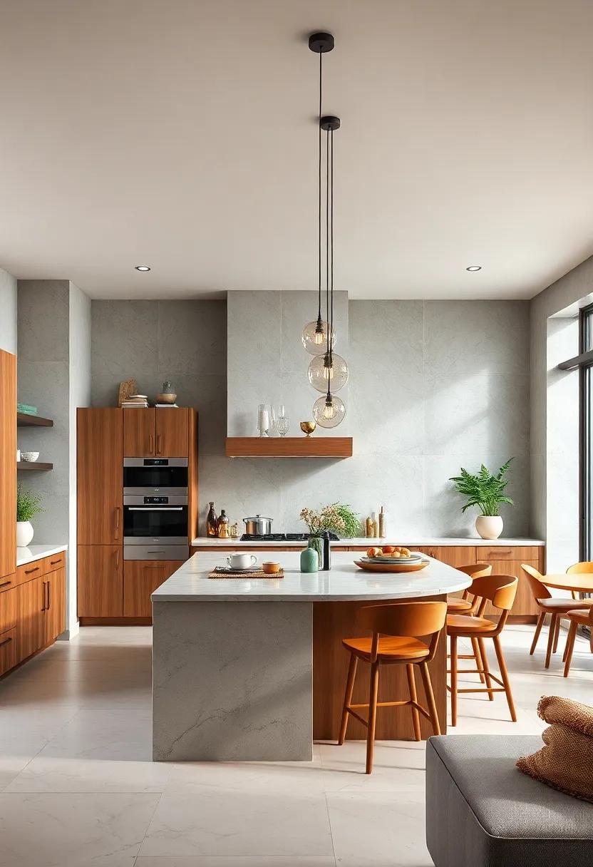 Statement Lighting⁣ Fixtures ‌- Install ‌eye-catching pendant lights above your ​island to create a ​focal point that combines ‍style with ⁢functionality