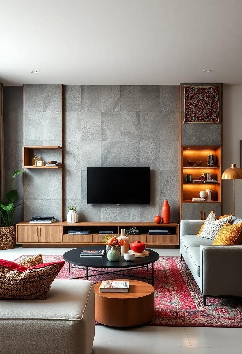 Bohemian ‌Style: Look for a wall unit adorned with artistic patterns and vibrant colors,creating an inviting ‍space ‍that celebrates creativity and ⁣personal flair