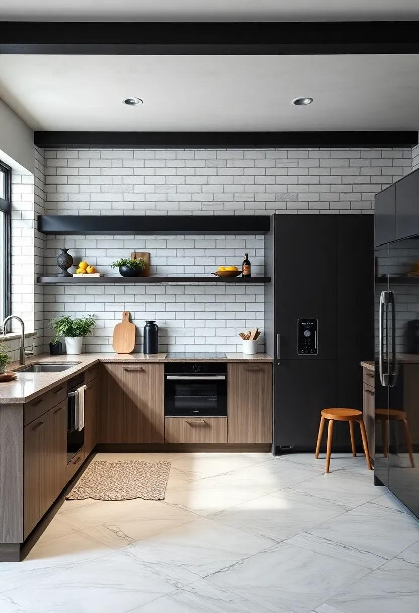 Classic ⁣Subway Tiles: Use timeless white subway tiles paired with black grout for a chic ‍yet classic backdrop that complements any kitchen style