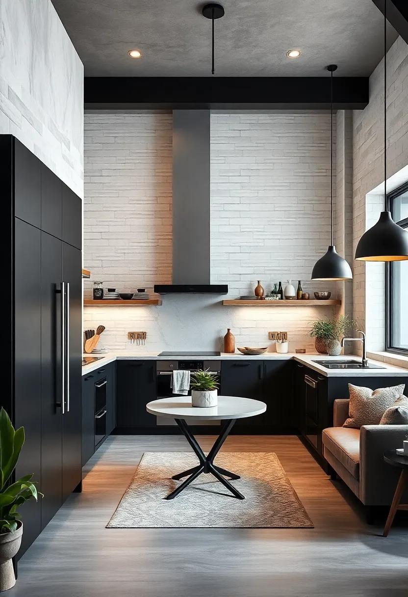 Textured ⁤Wall finishes: Experiment with ⁣textured wall finishes‍ in black or white,⁣ such ​as shiplap or wallpaper, to bring ‍dimension to your kitchen