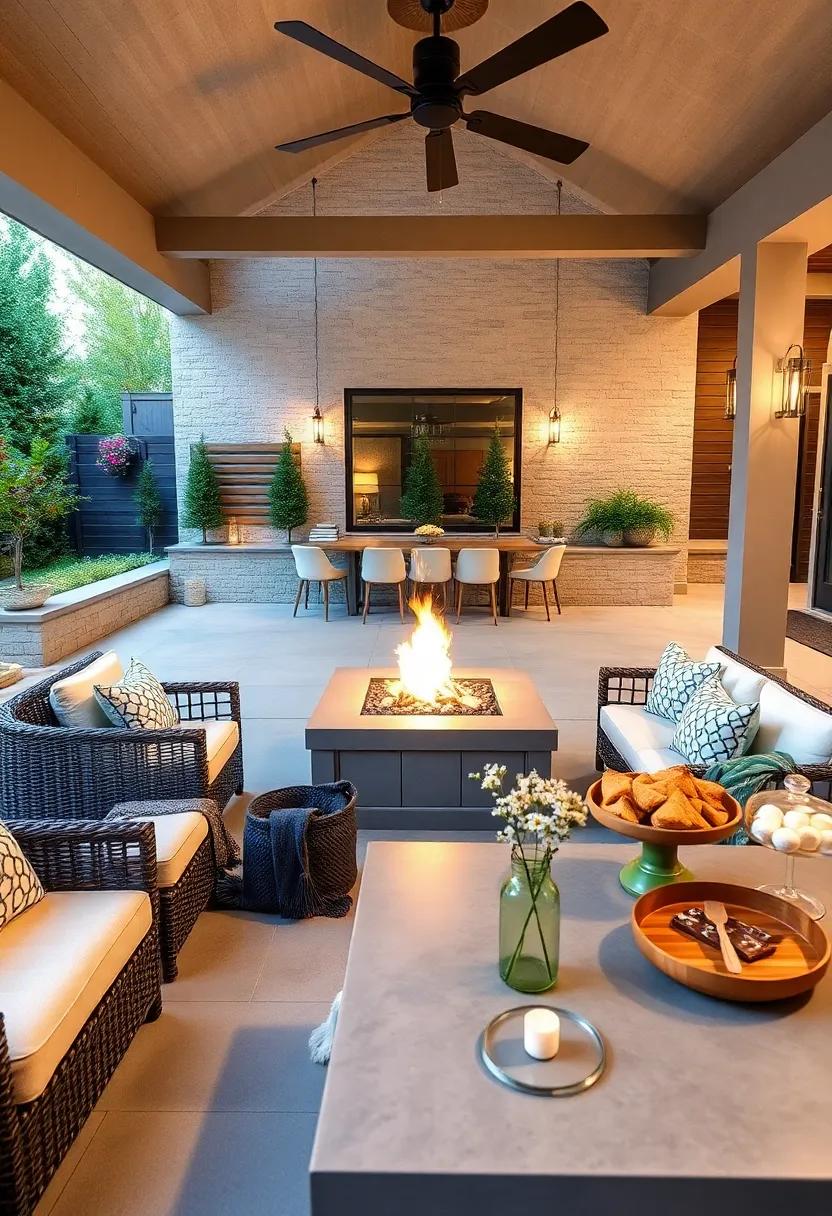 Gourmet s'mores bar: Elevate the ⁤classic campfire treat by setting up ⁢a gourmet s'mores station with various chocolates, graham crackers, and toppings for a ⁣fun​ interactive dessert experience