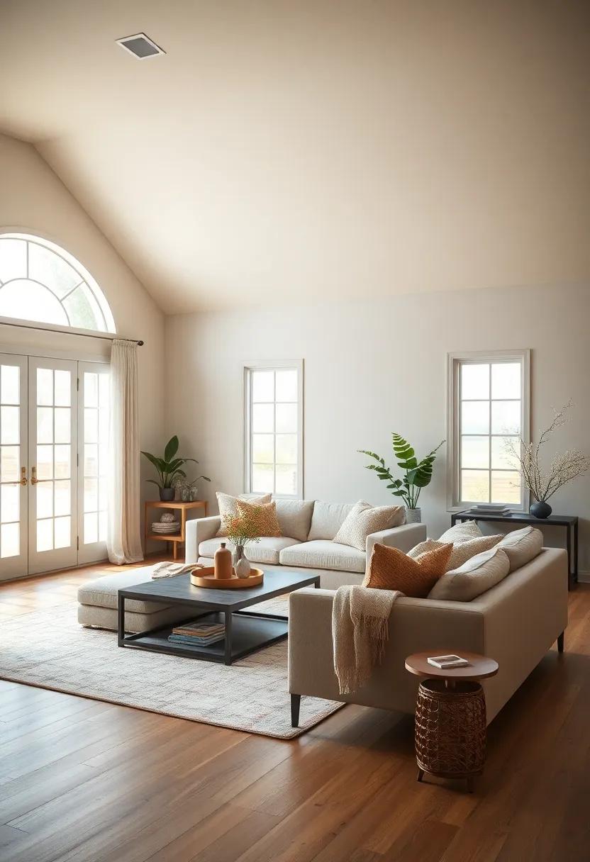 Light Almond: This gentle hue mimics the warmth of natural almond wood, creating ⁢comfort and coziness in a ⁢contemporary farmhouse setting