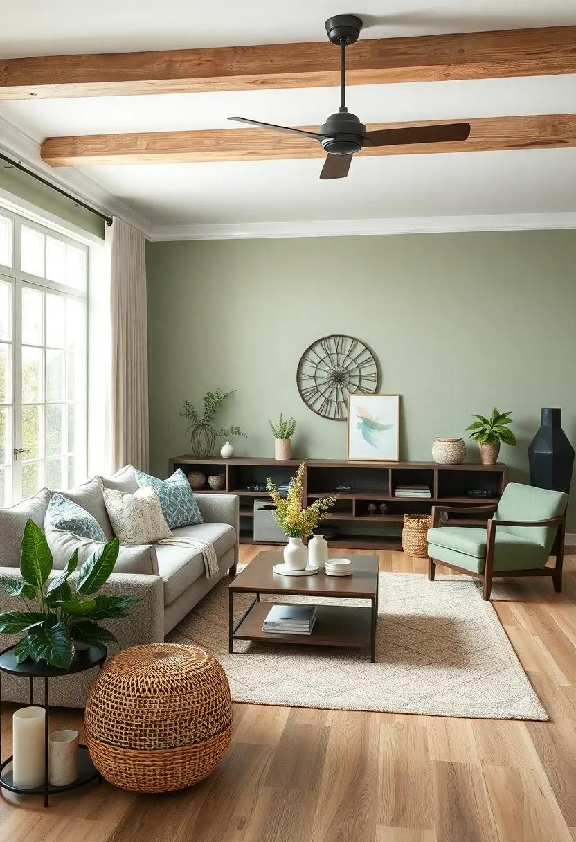 Sage Green: A gentle, muted‌ green, sage revitalizes the farmhouse aesthetic, infusing a hint of nature⁣ while maintaining a serene ambiance