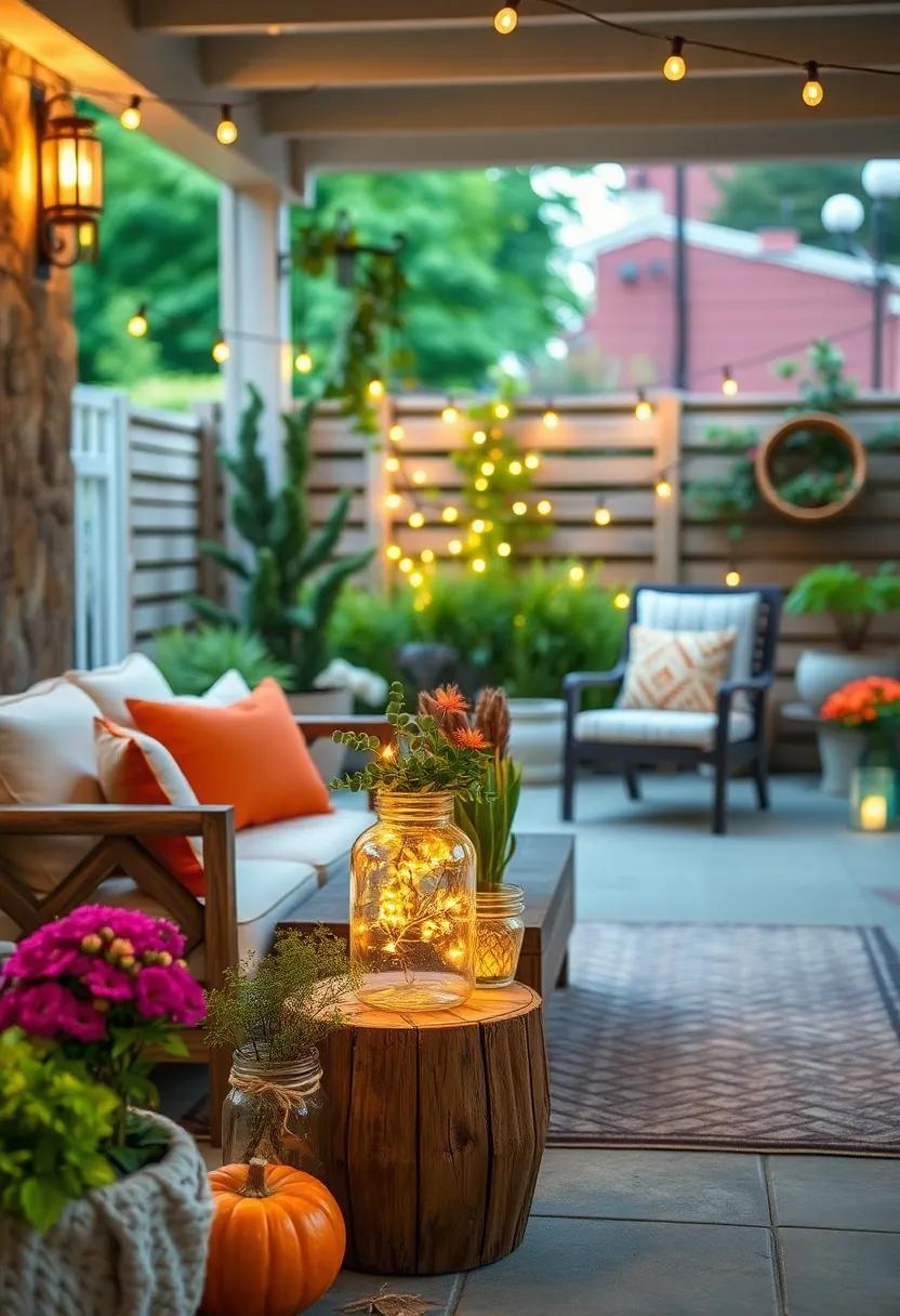 Firefly Jars:​ Repurpose old jars⁣ by filling them with solar-powered fairy lights, creating an ⁣enchanting glow during warm nights