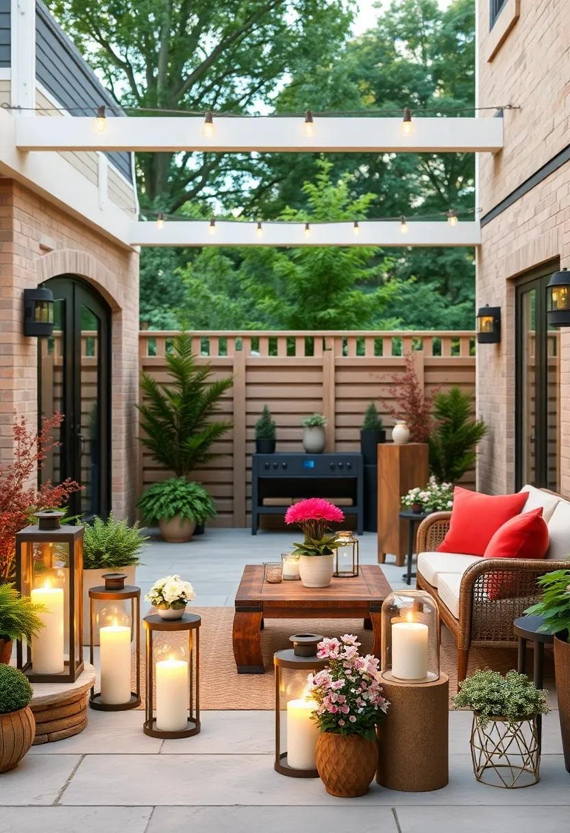 Pillar and‍ Lantern Arrangements: Mix different sizes⁢ and styles of lanterns and pillars‌ for⁤ a⁣ layered and inviting⁣ look ‌that works in any season