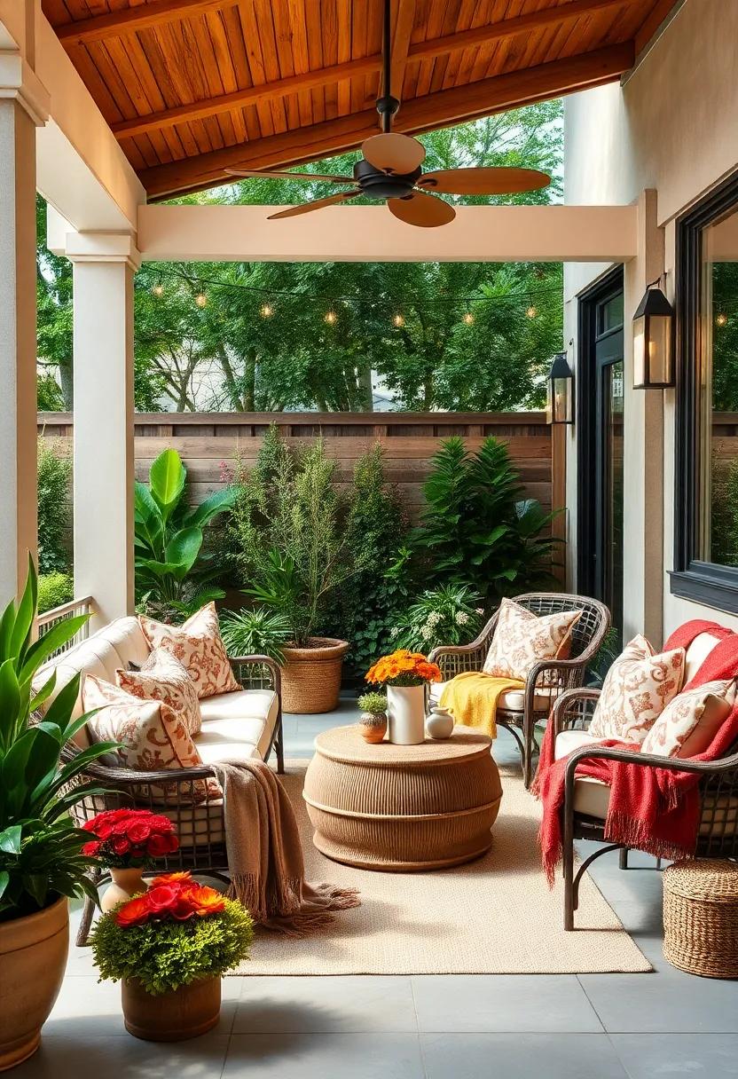 Seasonal Throw Blankets: ​Add soft, textured throws to⁤ your seating​ areas, ‍ensuring warmth ‍and style no matter the ​season