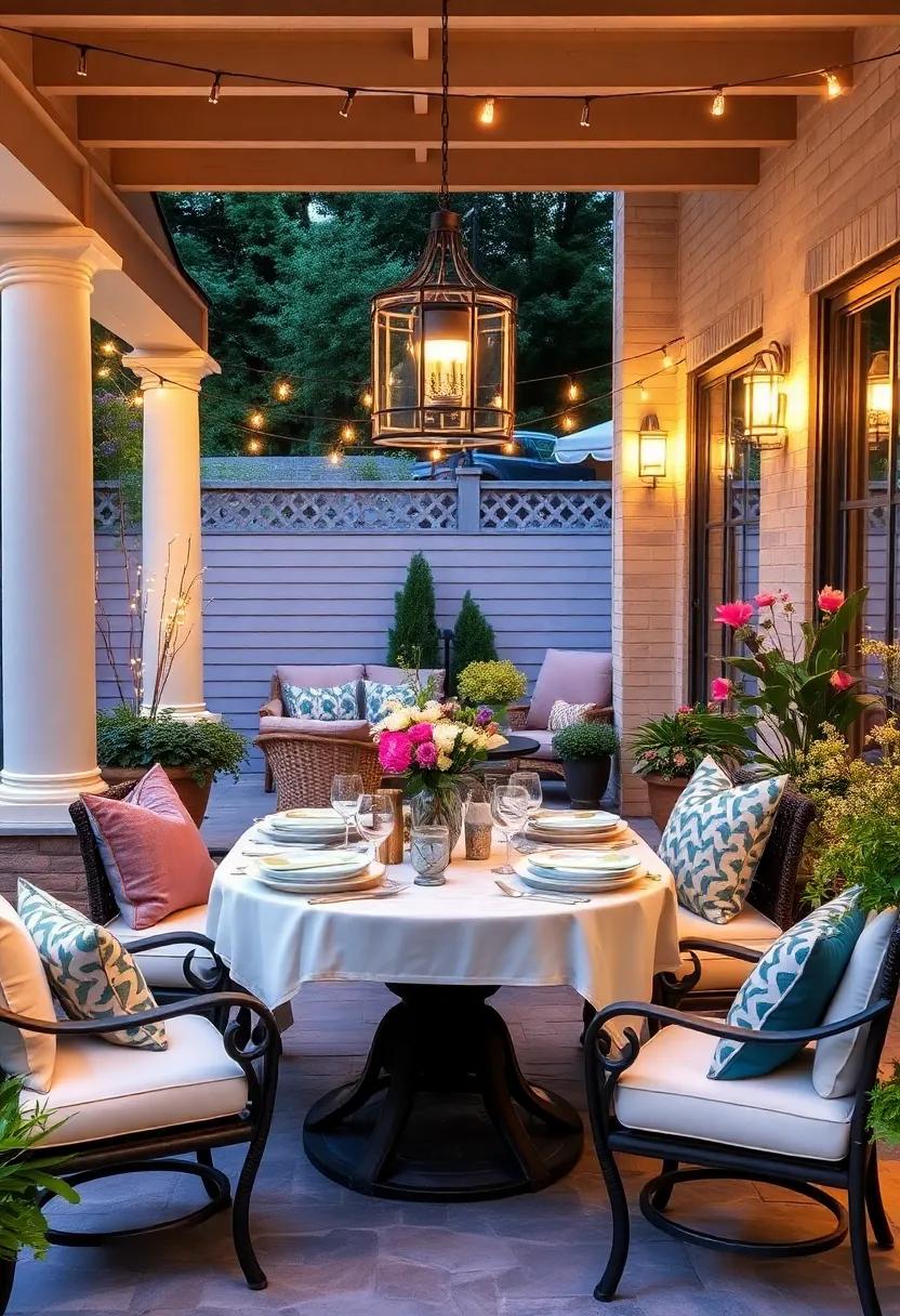 Enchanted⁣ Garden ⁢Feast: Transform your patio into a whimsical garden with fairy lights,floral centerpieces,and ethereal decor for a magical evening under the stars