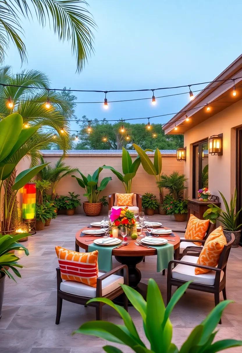 Tiki Tropical Bash: Create a vibrant tiki atmosphere with tropical drinks,‌ colorful decorations, and a menu ⁤inspired by‌ Asian and‌ Polynesian ‍cuisine to ⁢transport your ‌guests ‌to an⁤ island paradise