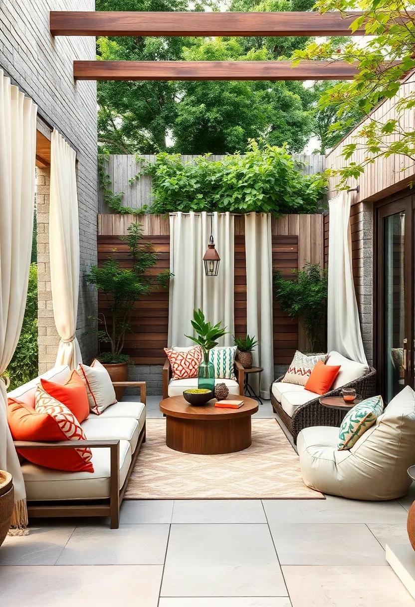 Versatile Privacy nooks: Use bean bags ​to create cozy corners with outdoor curtains or trellises;‍ these intimate spaces can be ⁣perfect‍ for reading or napping