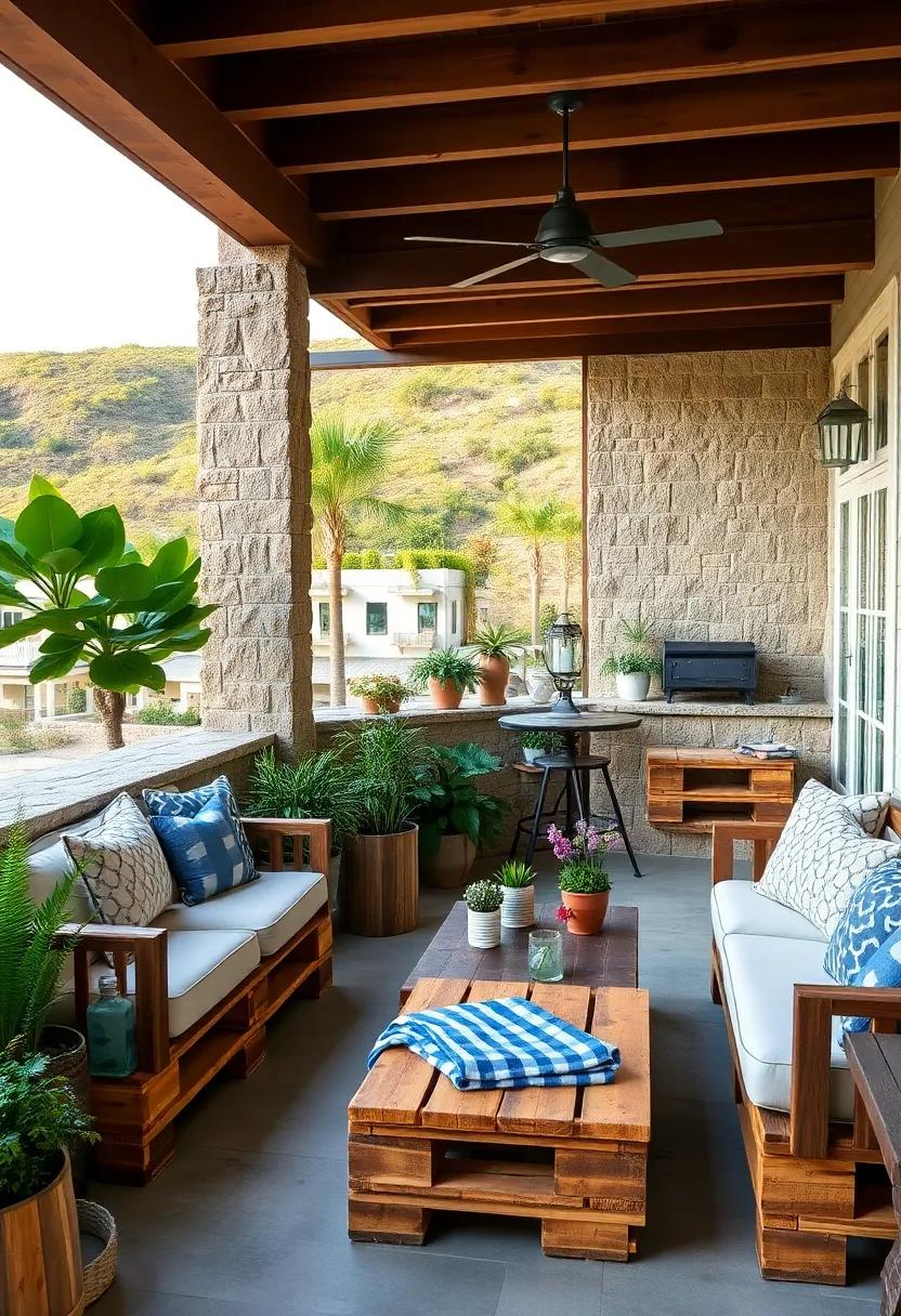 Hillside Haven: ‍If your patio is elevated or hilly, build tiered ⁤pallet furniture to‌ enhance the view. Layered seating allows everyone to ​enjoy the scenery from different heights