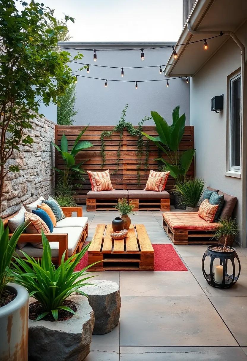 Meditative Garden: Use ⁤pallets to carve out a quiet nook for reflection, softened with plush ​cushions and gentle lighting. This ‌serene ‍spot can⁤ serve⁣ as your personal retreat for‌ peace and stillness