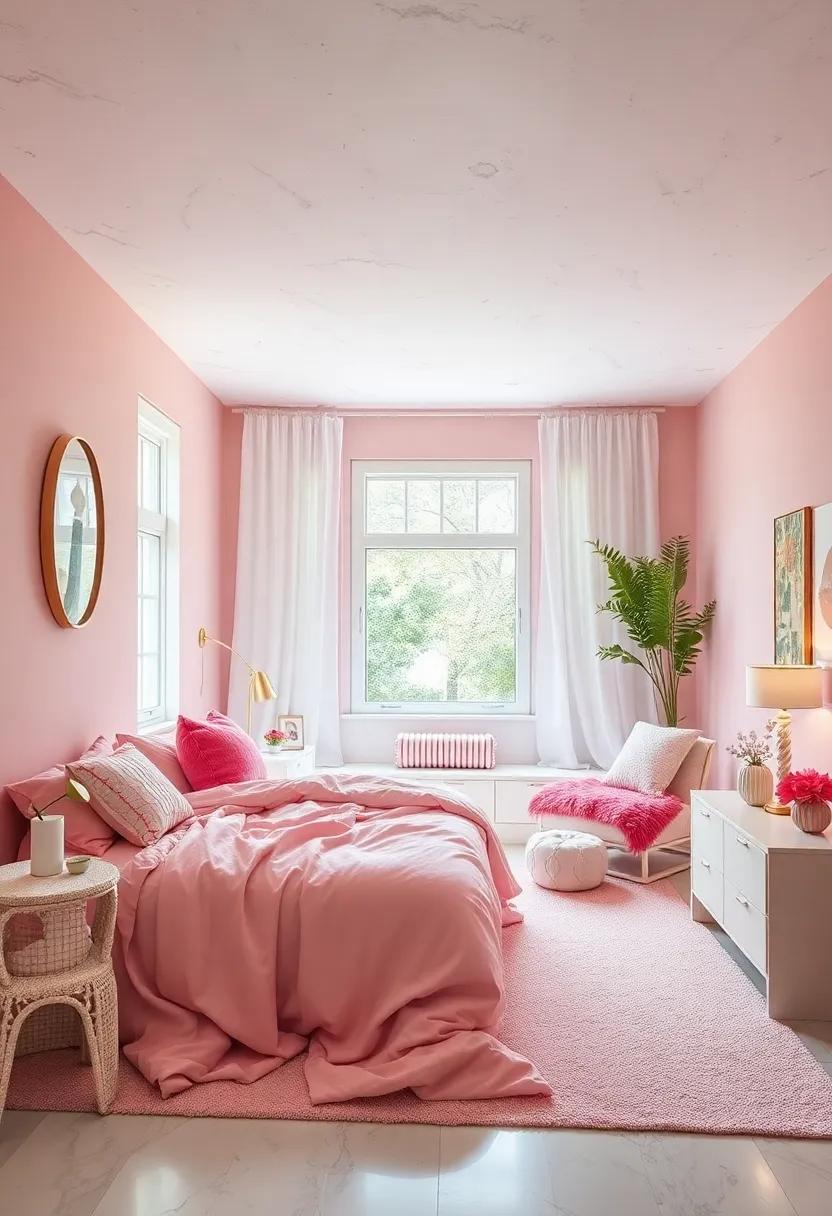 Modern Geometric patterns: Integrate playful ‌geometric designs ⁣in shades of pink and white for a contemporary look that ⁢remains stylish and fun