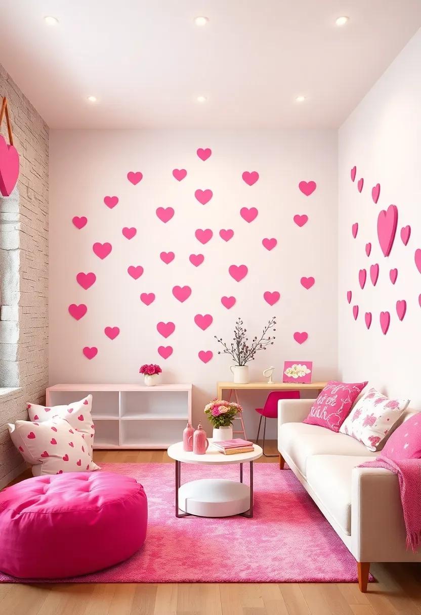 Playful Wall Stickers: Use removable wall stickers in assorted pink shapes for a fun ⁢and ⁤customizable decor option that can change as she grows
