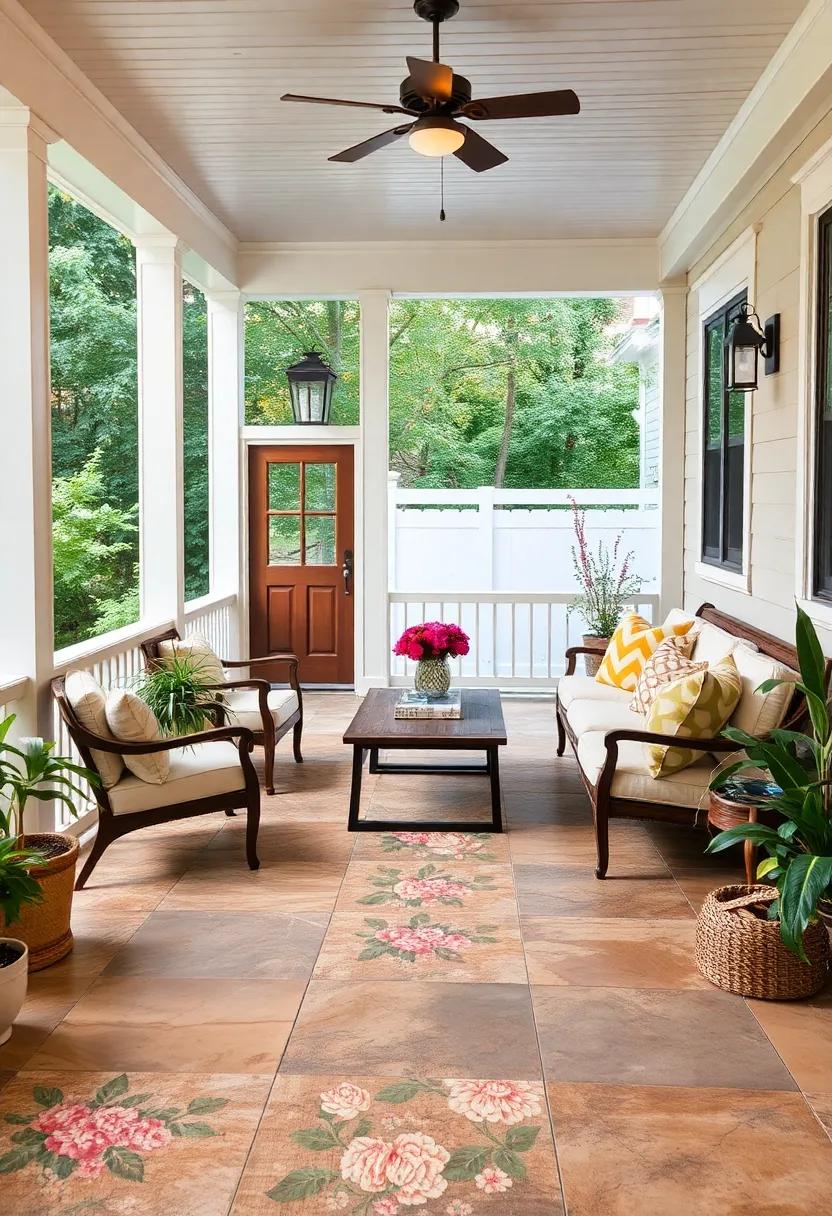 Vintage Floral Inlays: Capture‍ the essence of ‌nostalgia with beautifully designed floral mosaic patterns that bring a touch of grace and beauty to ⁣your outdoor retreat