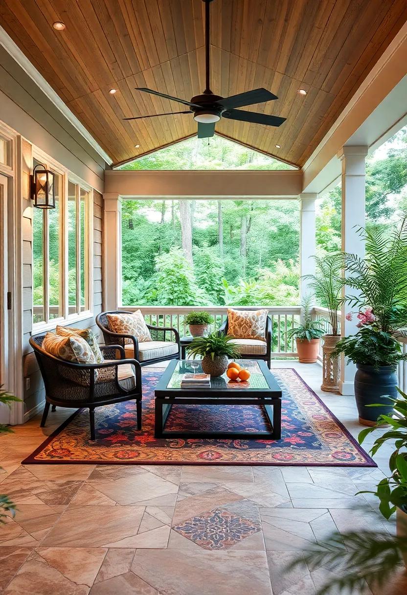 Nature-Inspired Motifs: utilize mosaics featuring botanical patterns⁤ and hues taken from nature ‍to seamlessly integrate your porch with the ​outdoors