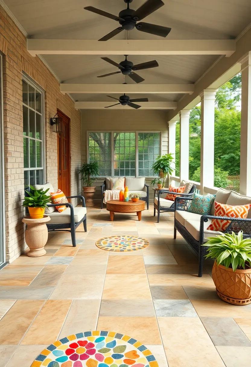 Vibrant‍ Rainbow Patterns: ⁣Brighten up your space with a mosaic design made from tiles ⁣in various vibrant colors, perfect for creating ​an ‍uplifting and joyful‍ ambiance