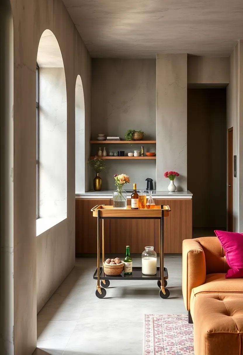 bar Cart Style: Opt ⁣for ⁣a stylish bar cart with wheels, providing both mobility and an ‍opportunity to restructure your ⁣dining area as needed