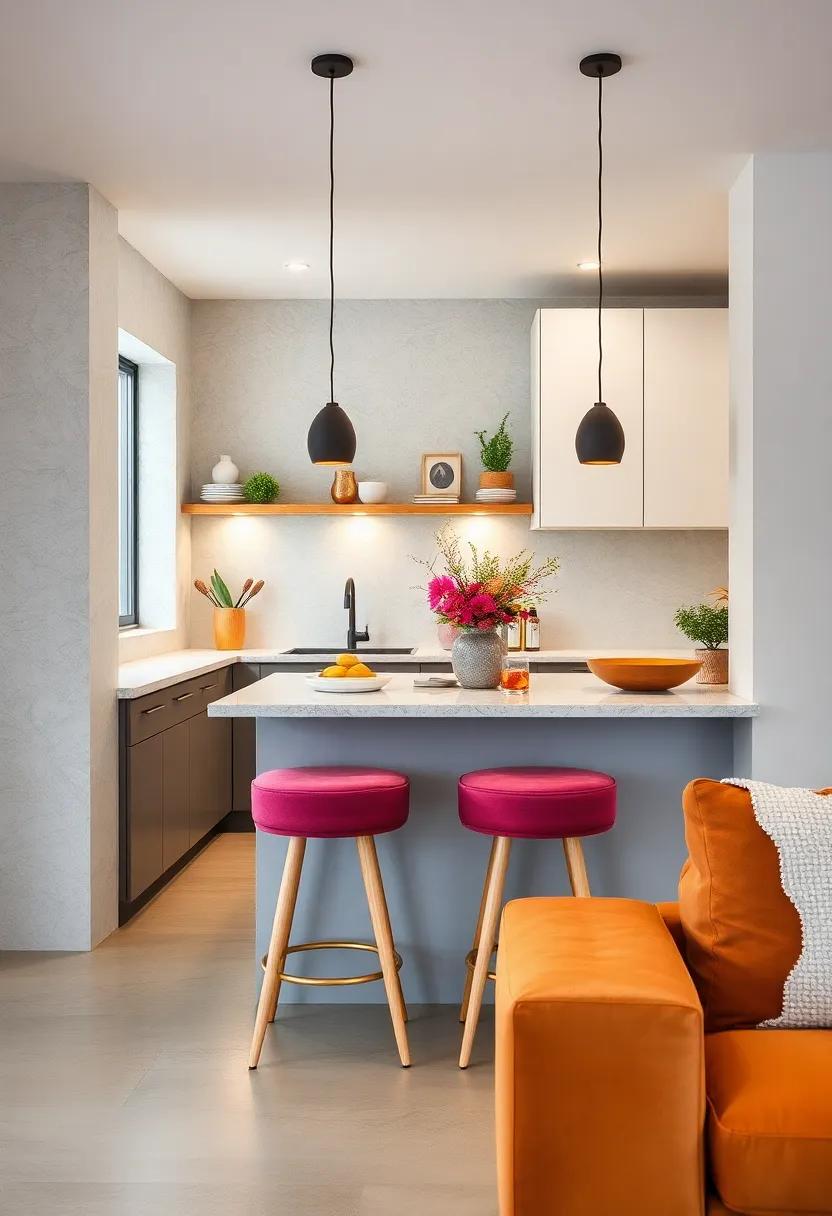 Stylish Stools: Invest in statement stools that add a pop of color or texture to ‌your breakfast bar,making⁣ it a focal‌ point
