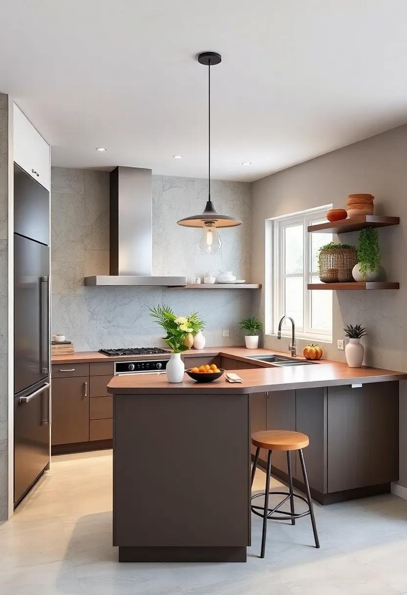Create ⁣a Kitchen Island: Utilize ‌the corner space by adding a small kitchen⁤ island⁢ for⁢ extra work surface and storage