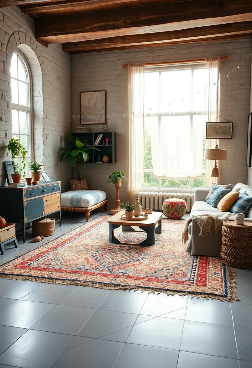 Bohemian⁢ Travel Rugs: Lay⁤ down woven⁣ or patterned​ rugs that evoke⁢ a sense ‌of wanderlust and comfort