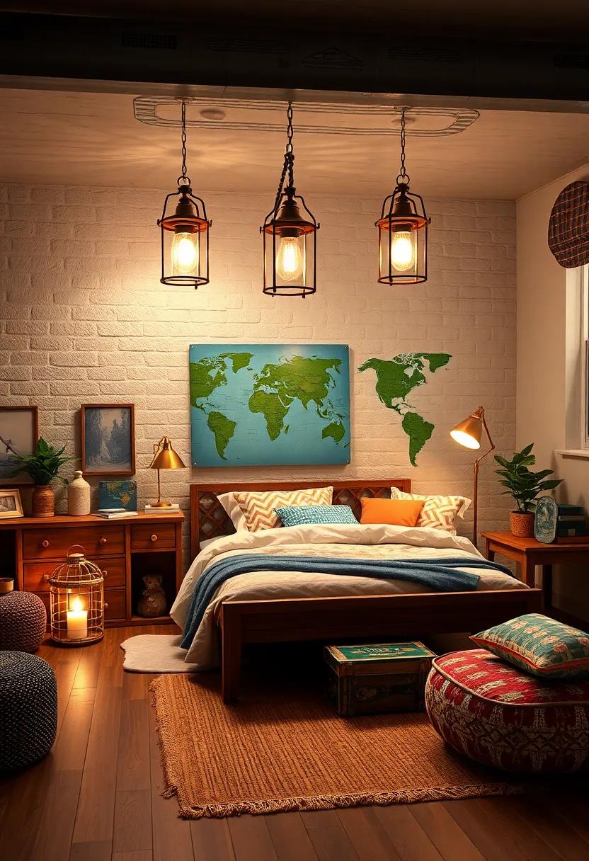 Retro Travel Lanterns: Hang vintage-inspired lanterns for ambient lighting that‍ echoes‍ the spirit of⁤ exploration