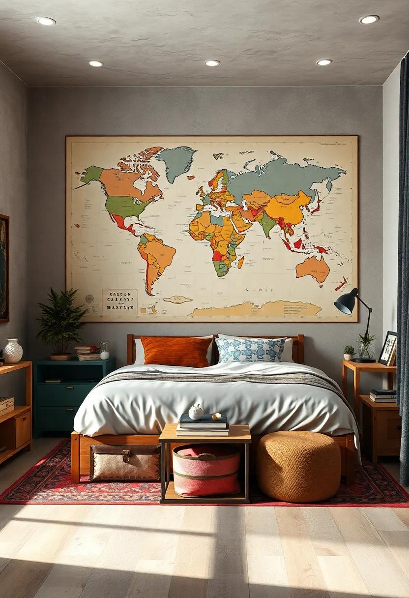 Destination Pin‍ Map: ‌Set⁢ up⁢ a pin board map where ⁣he can mark⁢ places he’s⁤ traveled to and dream destinations yet to explore