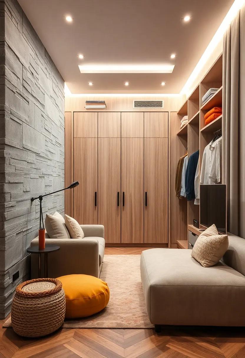 Integrated Lighting Solutions: Illuminate your space beautifully with built-in LED lights⁣ that‍ activate when you open your wardrobe, making‍ it easier to find what ‌you⁢ need