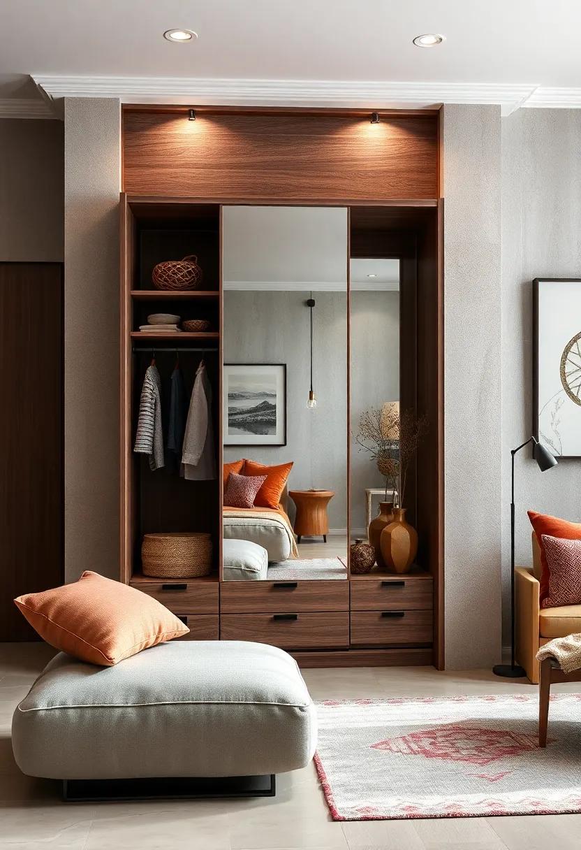 Mirror with Storage: ​Combine style and practicality with mirrors ‍featuring concealed storage behind them for additional⁣ space-saving options