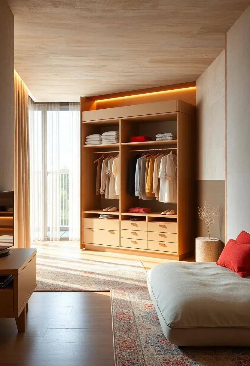Rotating‍ Wardrobe Carousel:‍ Experience a high-end ⁢touch with a ⁢rotating wardrobe, allowing you to ‍spin through ⁣your clothes without⁤ any fuss