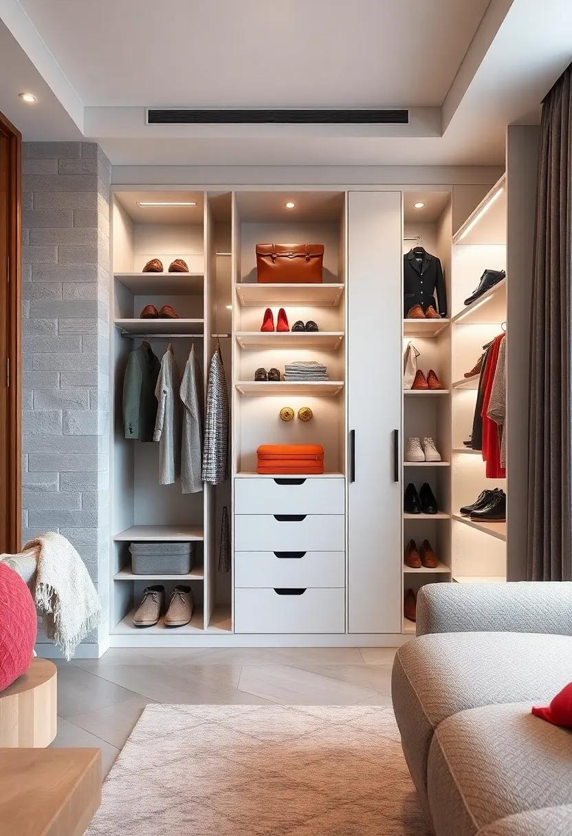 Shoe Flip-Shelves:​ Tired⁣ of climbing ⁤over ​piles?​ Flip shelves allow you to ⁢easily choose your footwear and put them ‌away without hassle